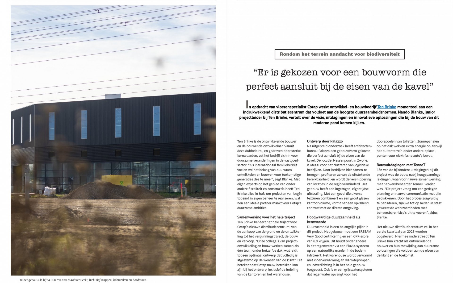 IndustrieBouw - Distributiecentrum Cotap - Zwolle