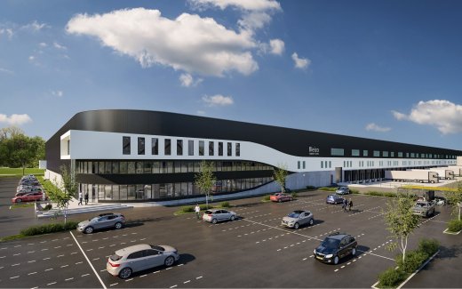 Ontwerp voor logistiek bedrijfsgebouw DC Bleizo