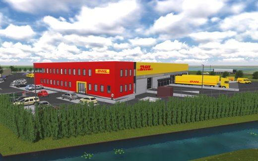 Derde vestiging voor DHL met ontwerp van Palazzo