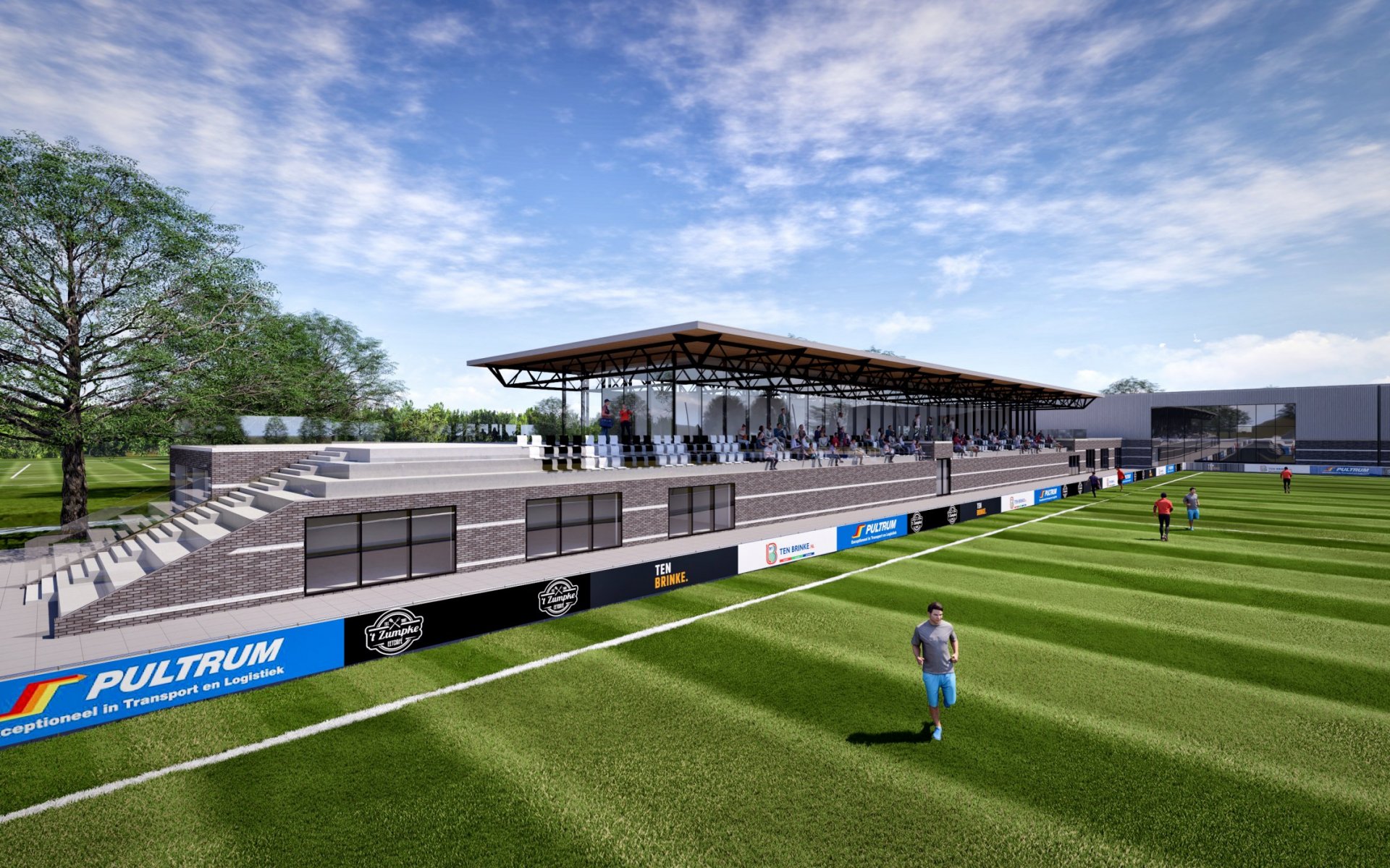 Nieuwe sportparkaccommodatie voor Enter-Vooruit