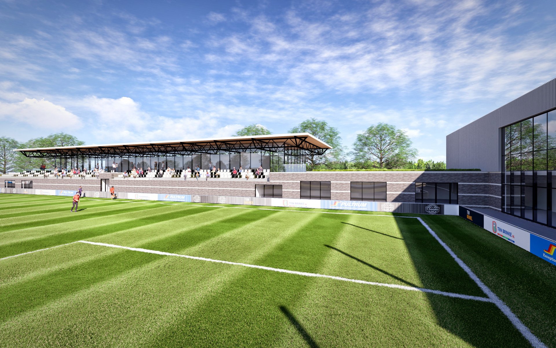 Nieuwe sportparkaccommodatie voor Enter-Vooruit