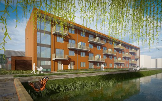 Wageningen ontwerp appartementen Rooseveltweg definitief