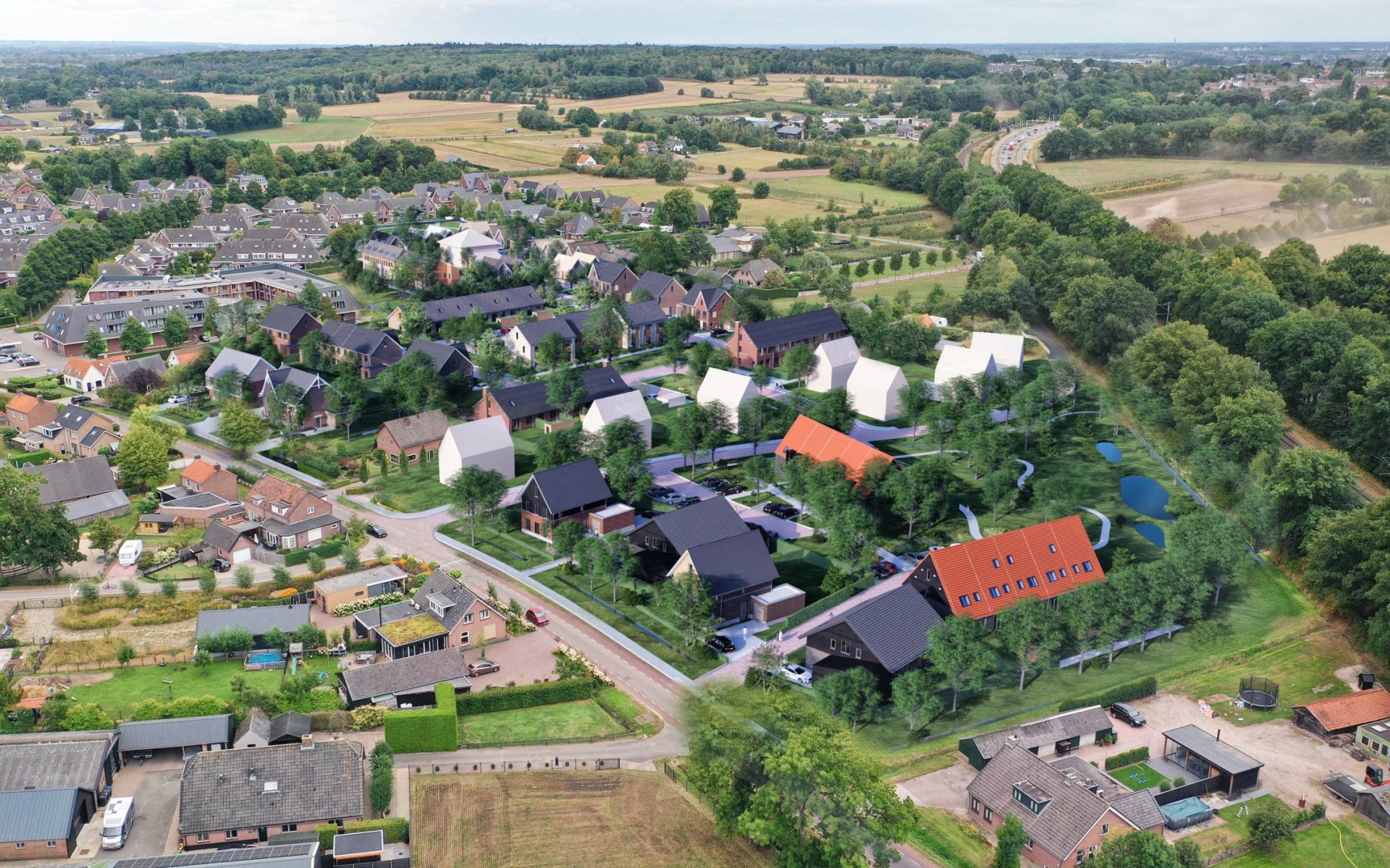 Nieuwbouw 101 woningen in Achterbergse Erven 